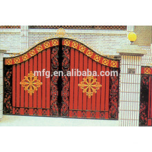 Ferro de molde de alta qualidade Porta de entrada principal decorativa antiga